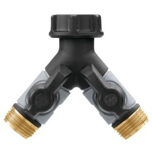 Metal Hose Y with Shut-offs