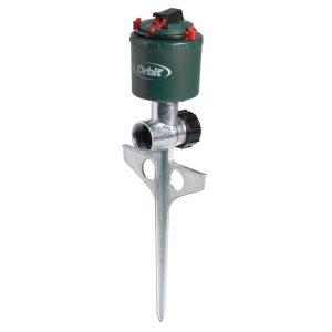 Compact Gear-Drive Sprinkler on Metal T Spike