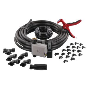 Garden Box Drip Irrigation Watering Kit with B-hyve? Smart 1-Outlet Hose Faucet Timer