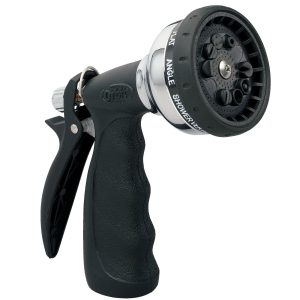 Ultralight 10-Pattern Metal Rear Trigger Hose Nozzle