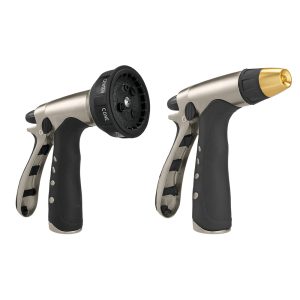 Metal Rear Trigger Hose Nozzle Dual Pack